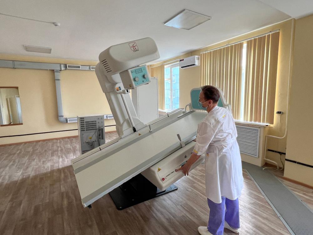 В онкологический диспансер поступил новый рентгенодиагностический комплекс